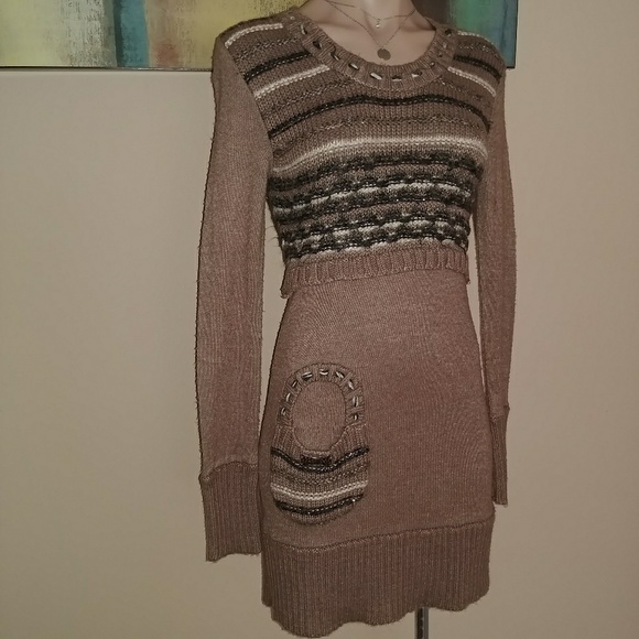 3/$50 sale POCKET SWEATER DRESS TOTTI - Picture 5 of 5